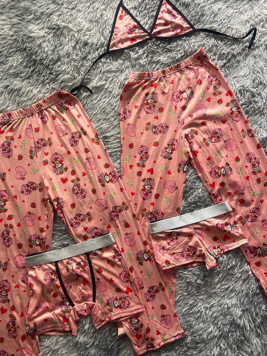 rosita fresita clasica pijama 5 piezas