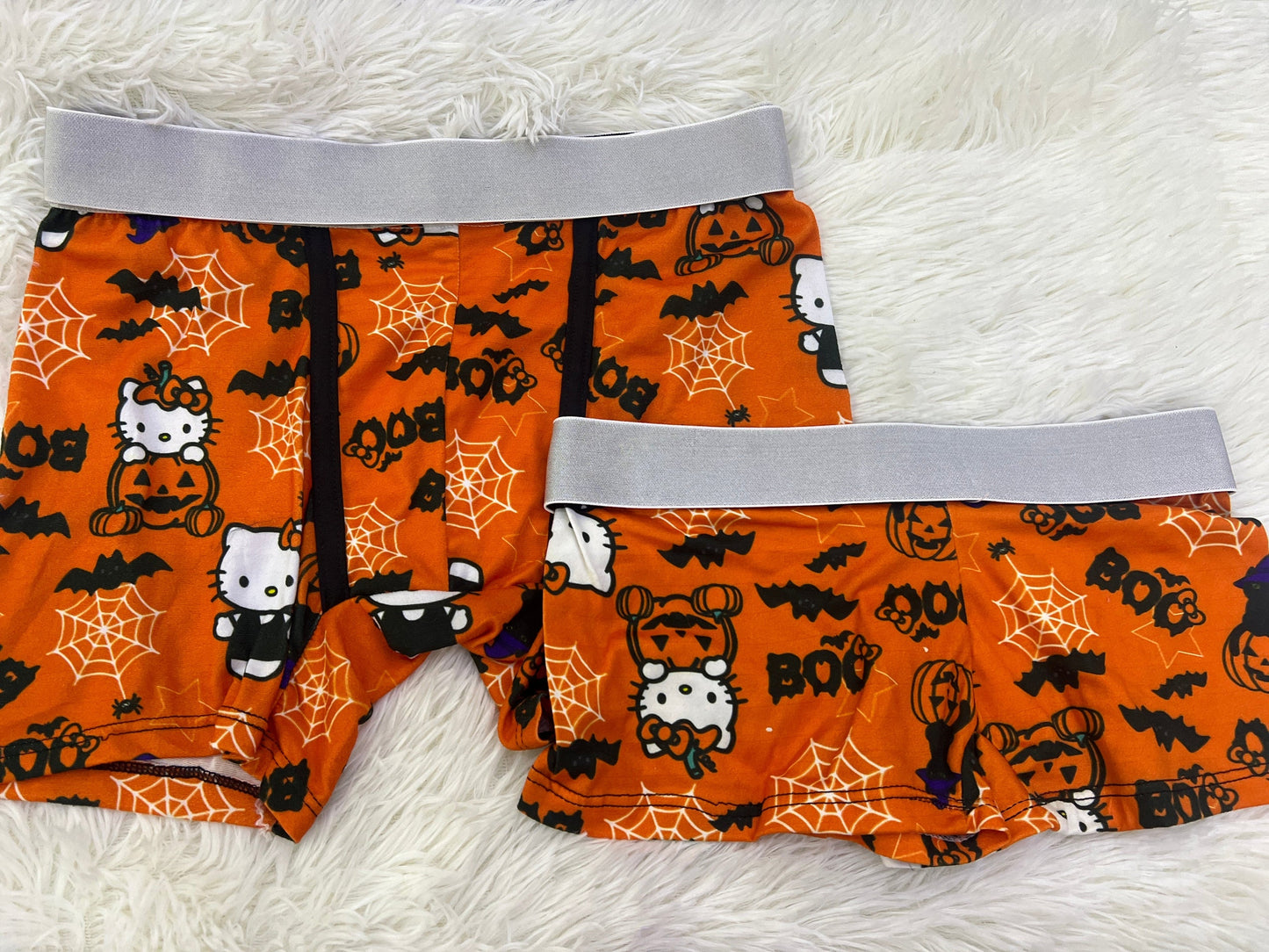 Hello Kitty Halloween naranja boxer con boxer