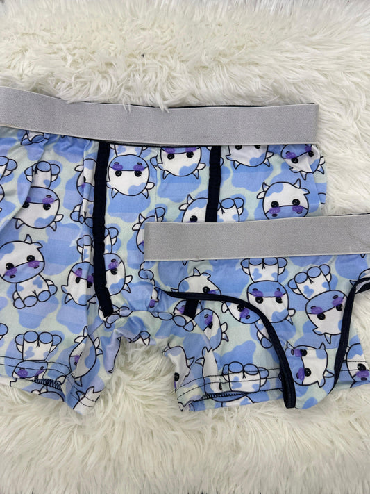 Vaca Azul Duo Unitalla Con Tanga