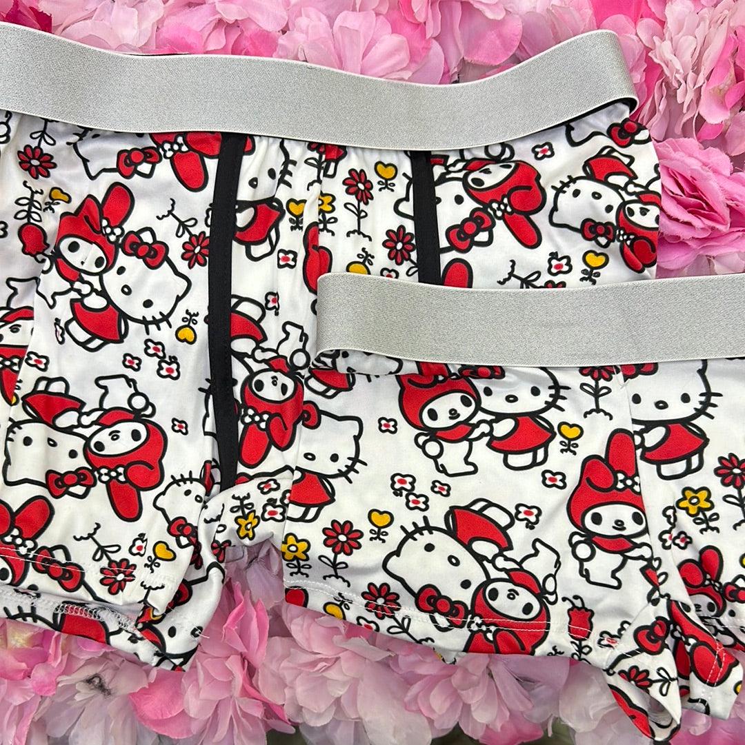 Hello kitty and melody matching couples boxer underwear - Fundies