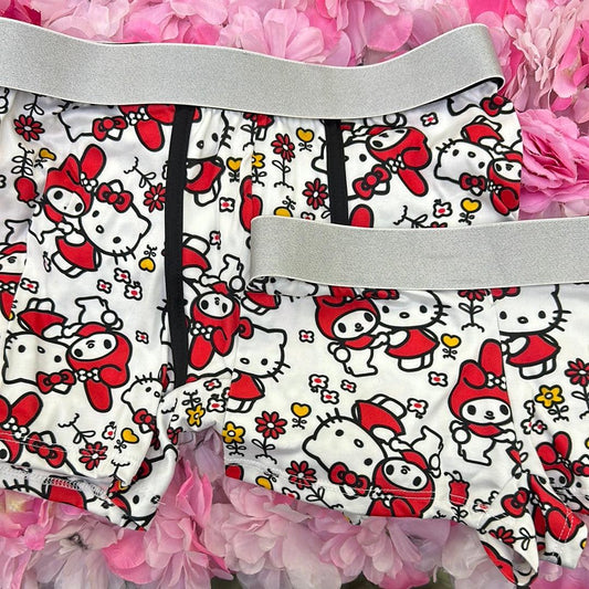 Hello kitty and melody matching couples boxer underwear - Fundies