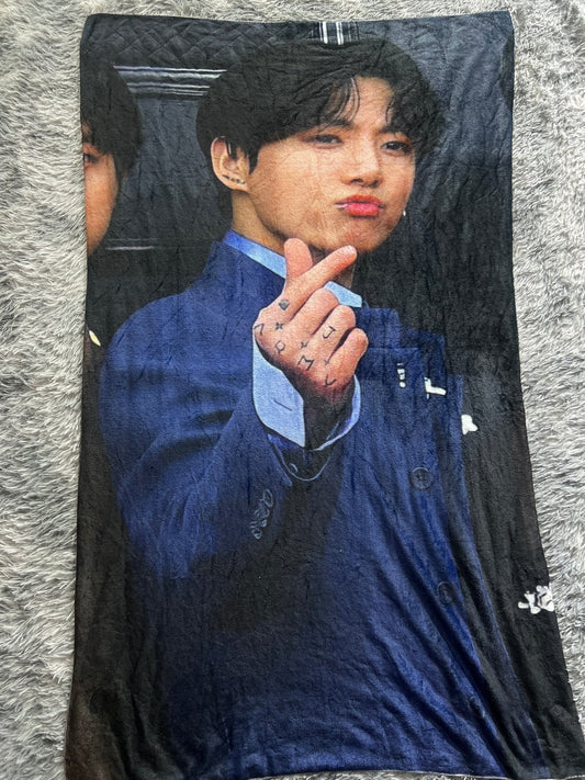 Frazada Jungkook corazón coreano