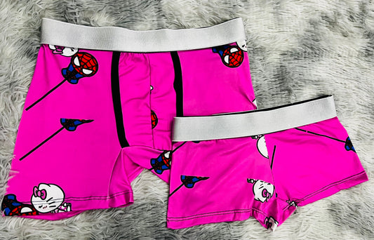 Spider-Man Gatito Rojo Duo Unitalla Con boxer