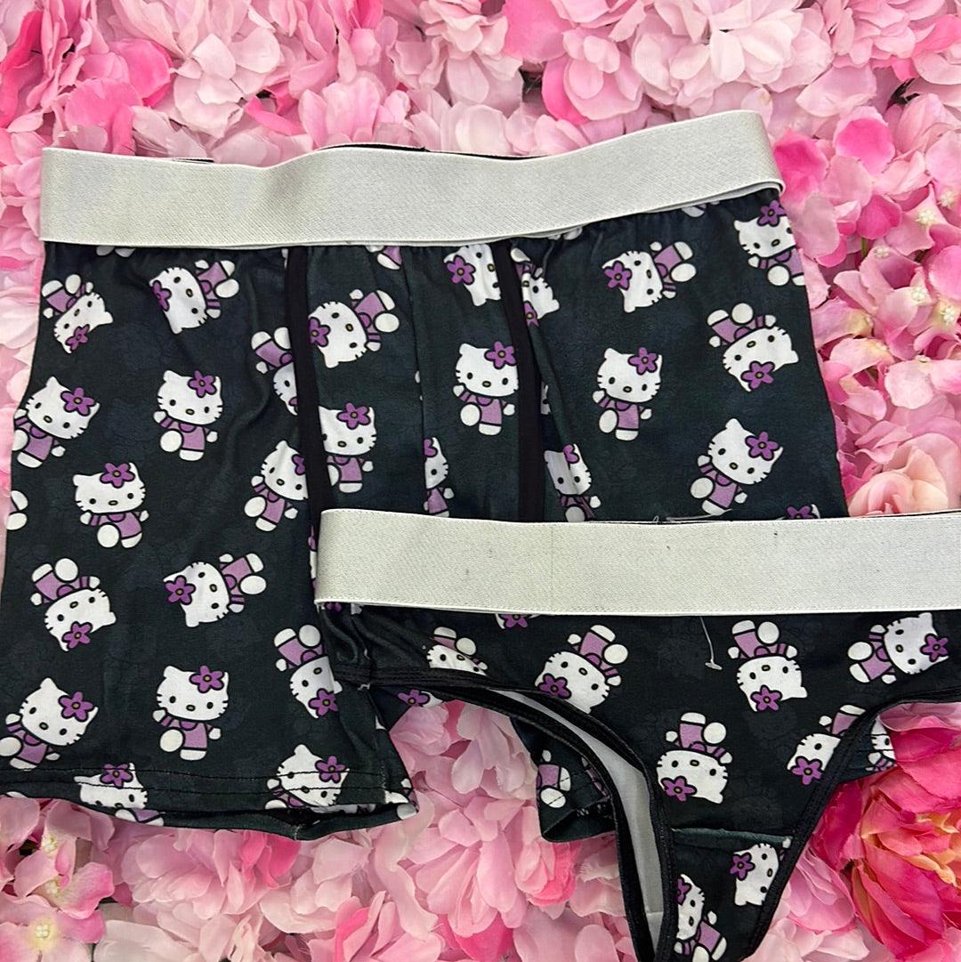 Hello Kitty Negro Duo Unitalla Con Tanga