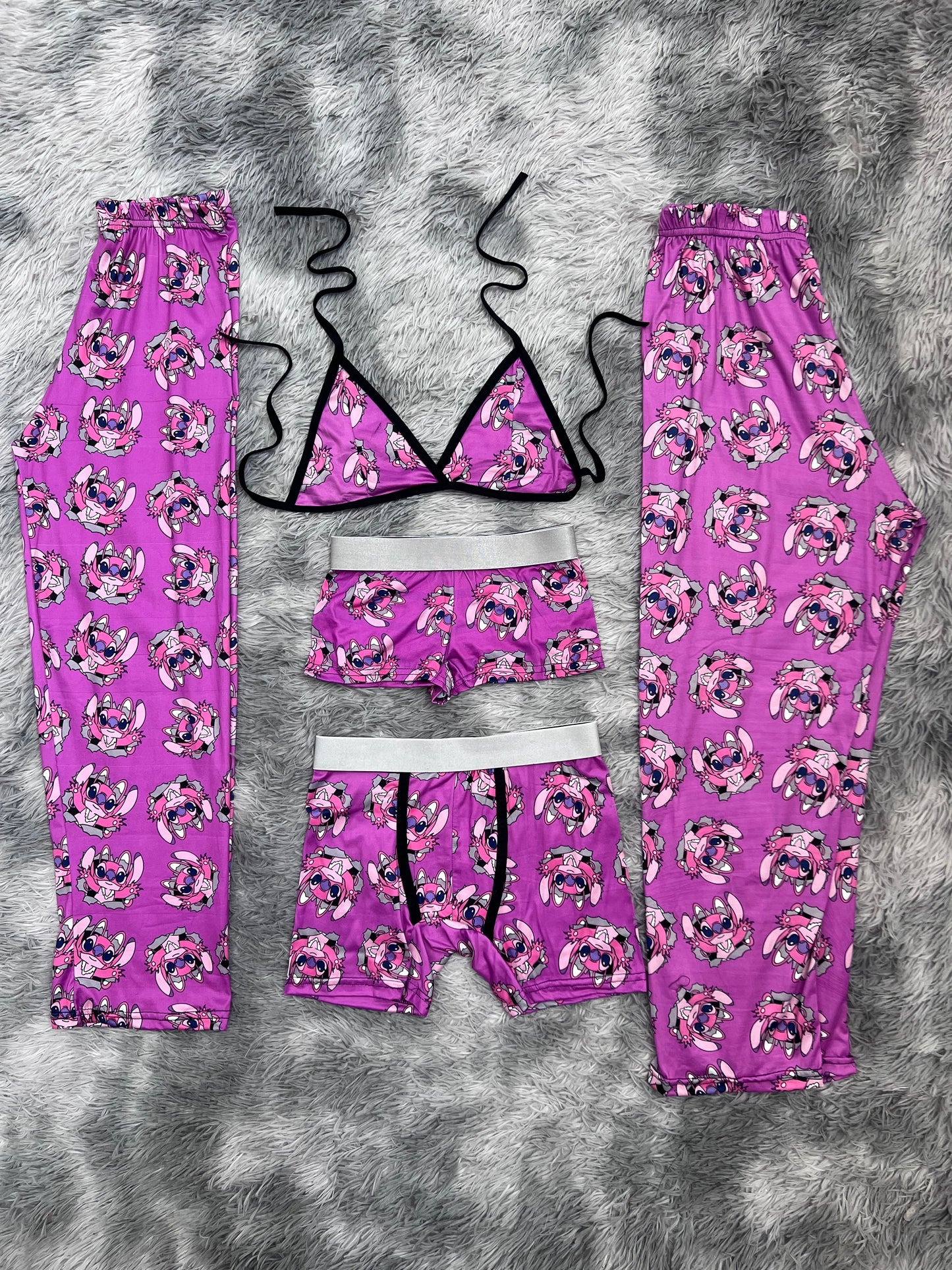 stitch pijama 5 piezas
