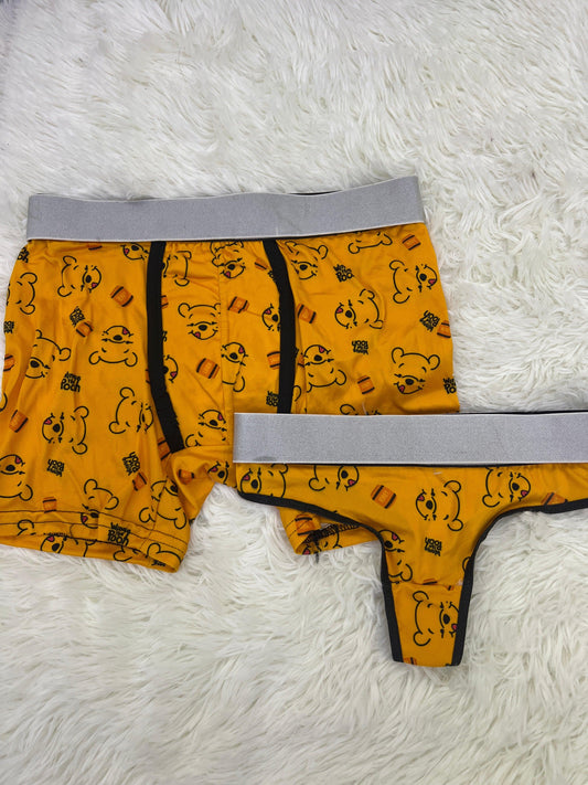 Winnie the pooh couples matching underwear - Fundies