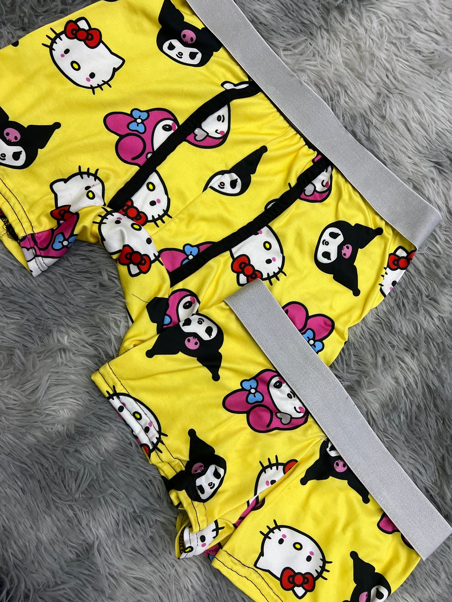 Hello Kitty Amarillo Duo Unitalla Con boxer.