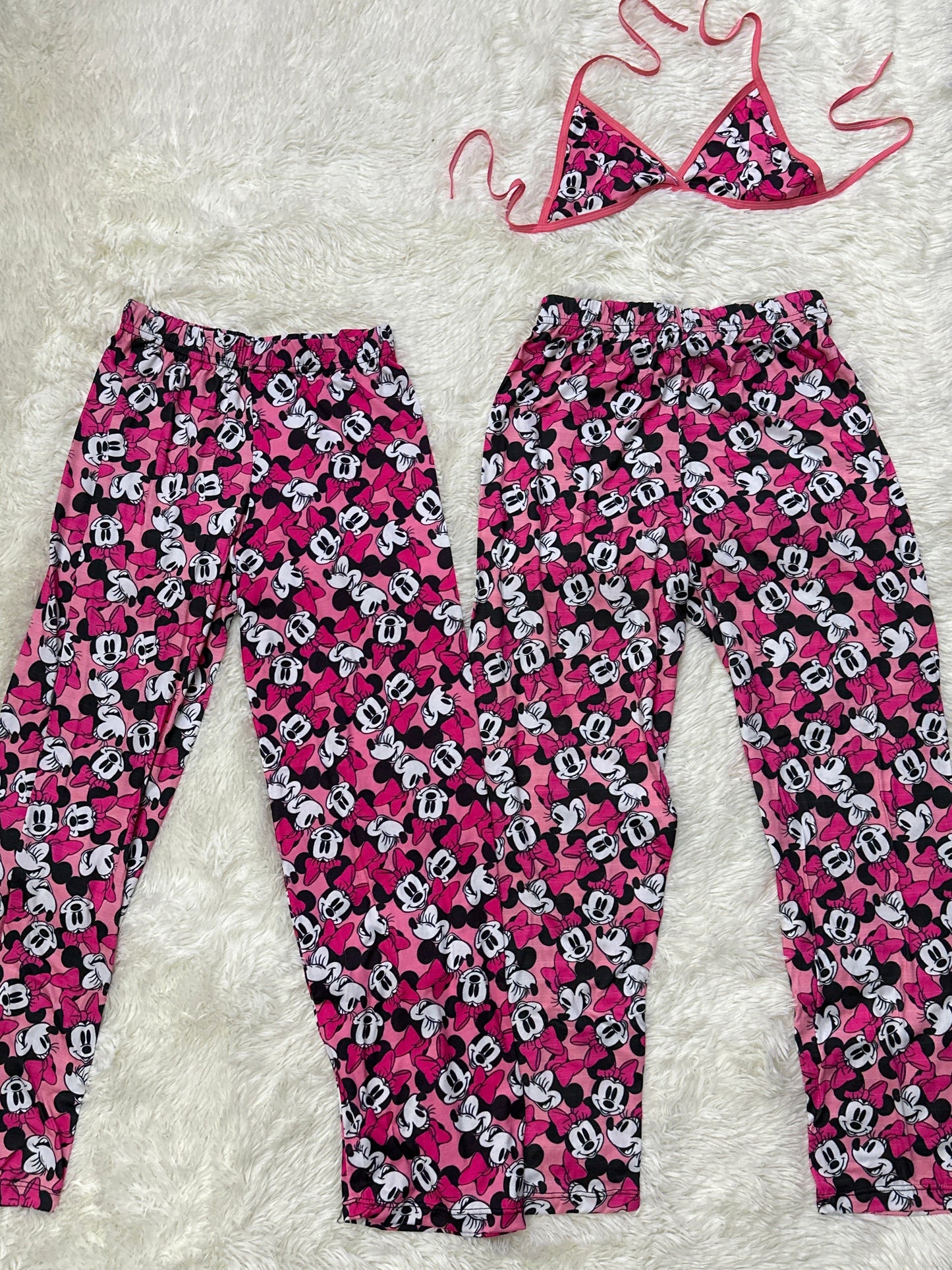 Minnie Mouse Rosa Duo Unitalla de 5 piezas