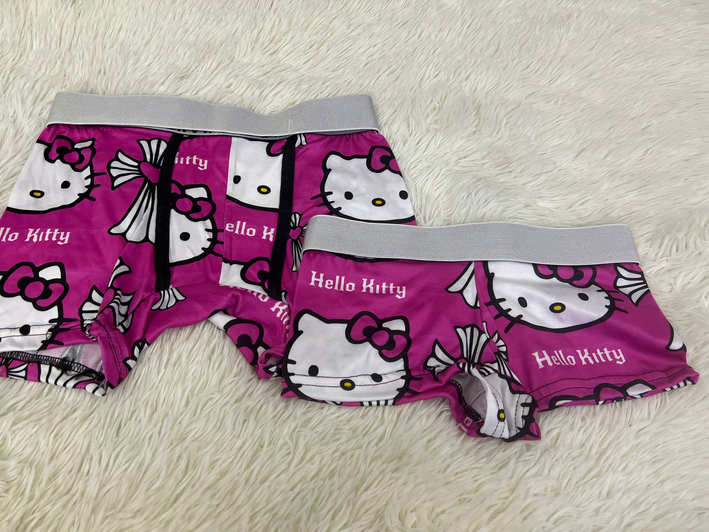 Hello Kitty Cruces Rosa Duo Unitalla Con boxer.