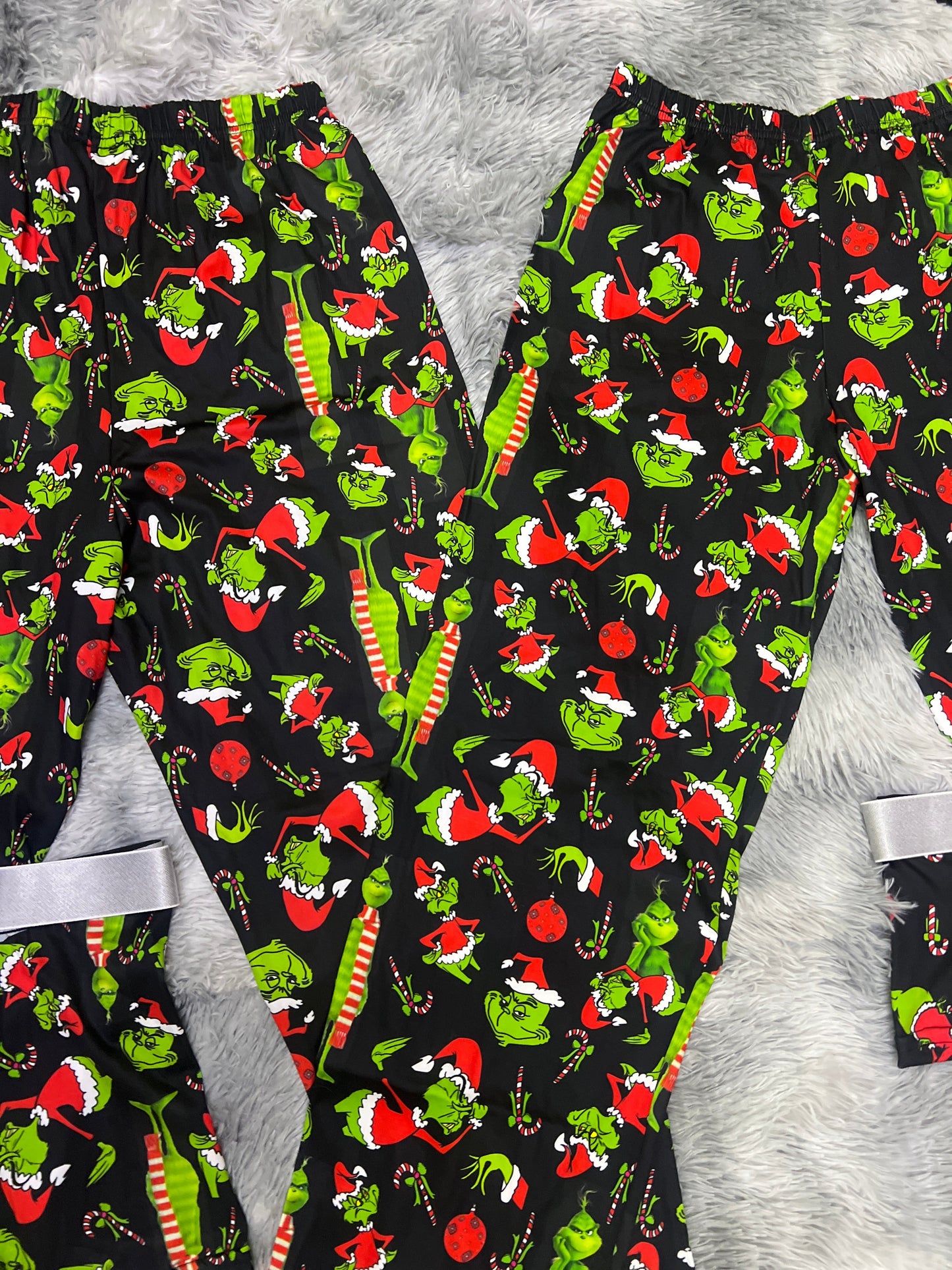 Grinch Verde Duo De Pijama 5 Piezas