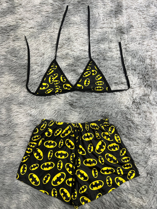 batman Top con short unitalla de brush
