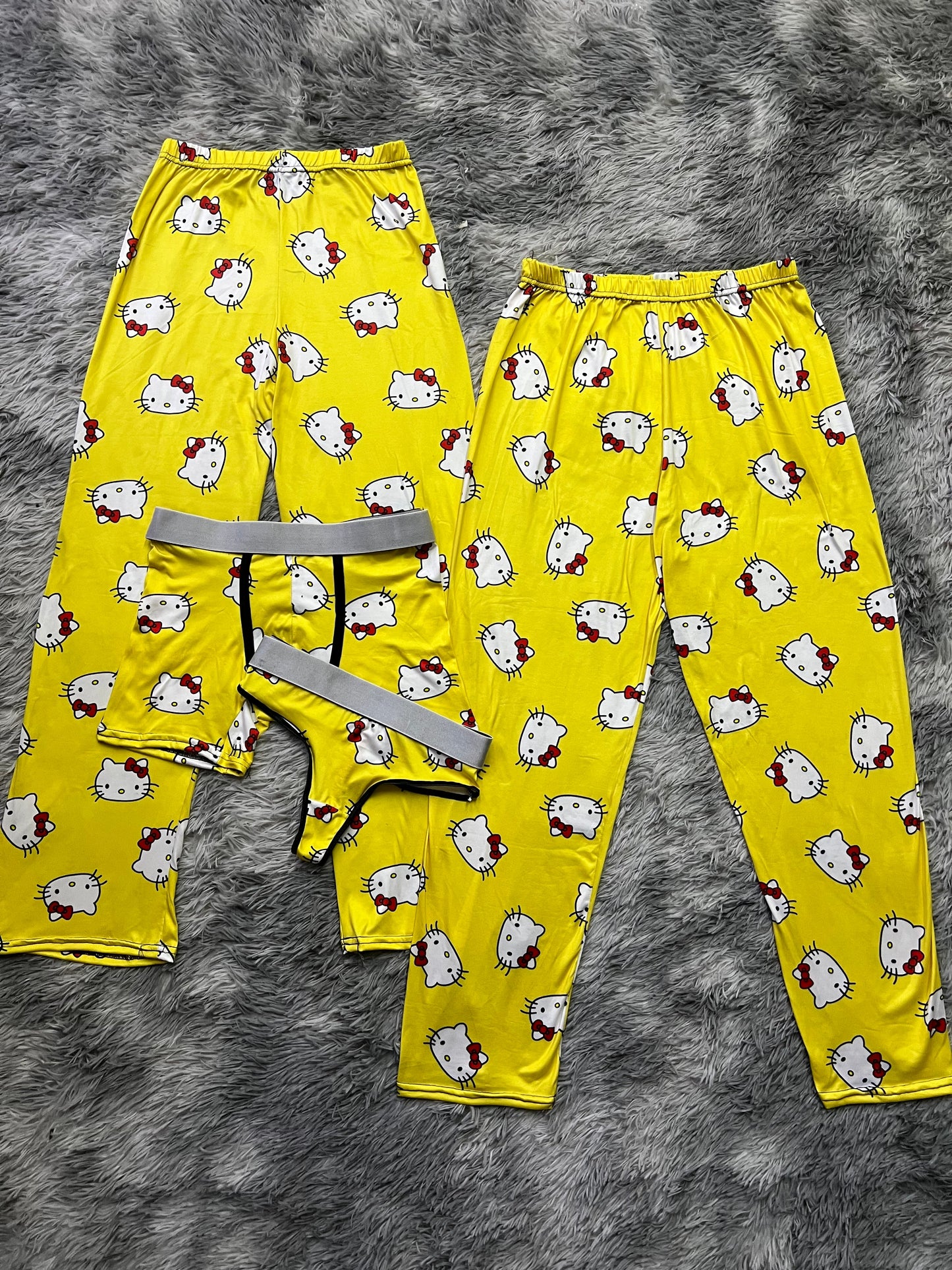 Caritas Gatunas Amarillo Duo Unitalla De 5 Piezas.