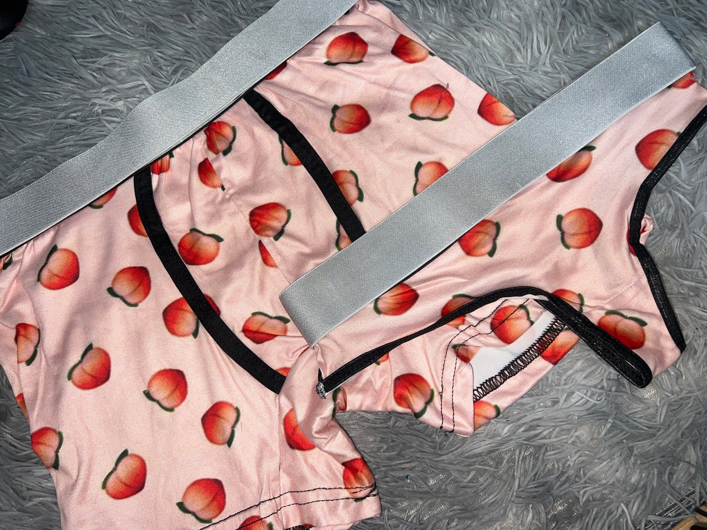 durazno boxer con tanga unitalla xl