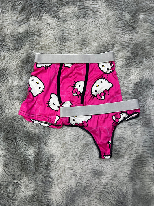 Hello Kitty Pink duo unitalla con tanga