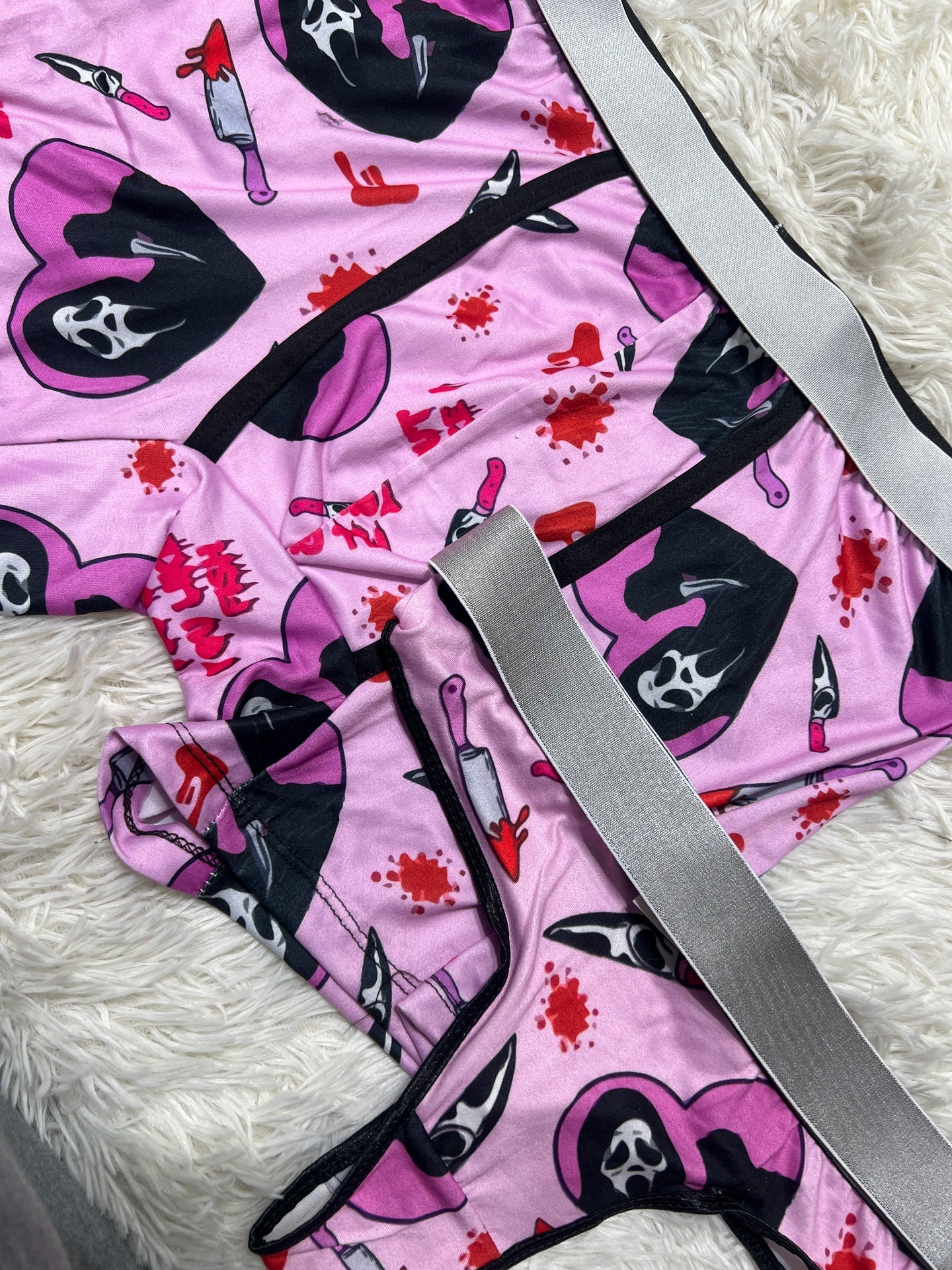 scream rosa dúo XL con tanga xl