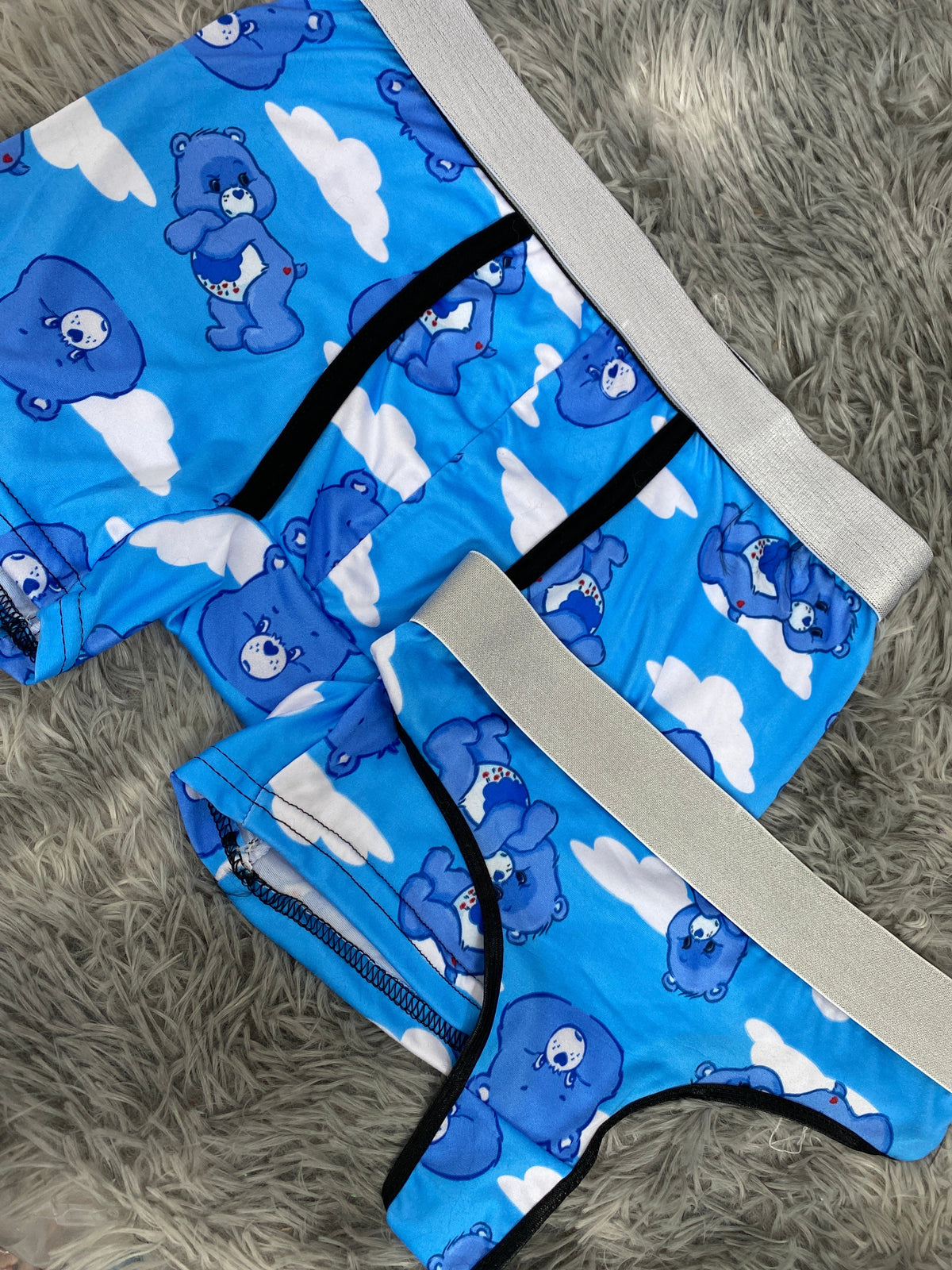 Osito cariñosito azul Duo Unitalla Con Tanga