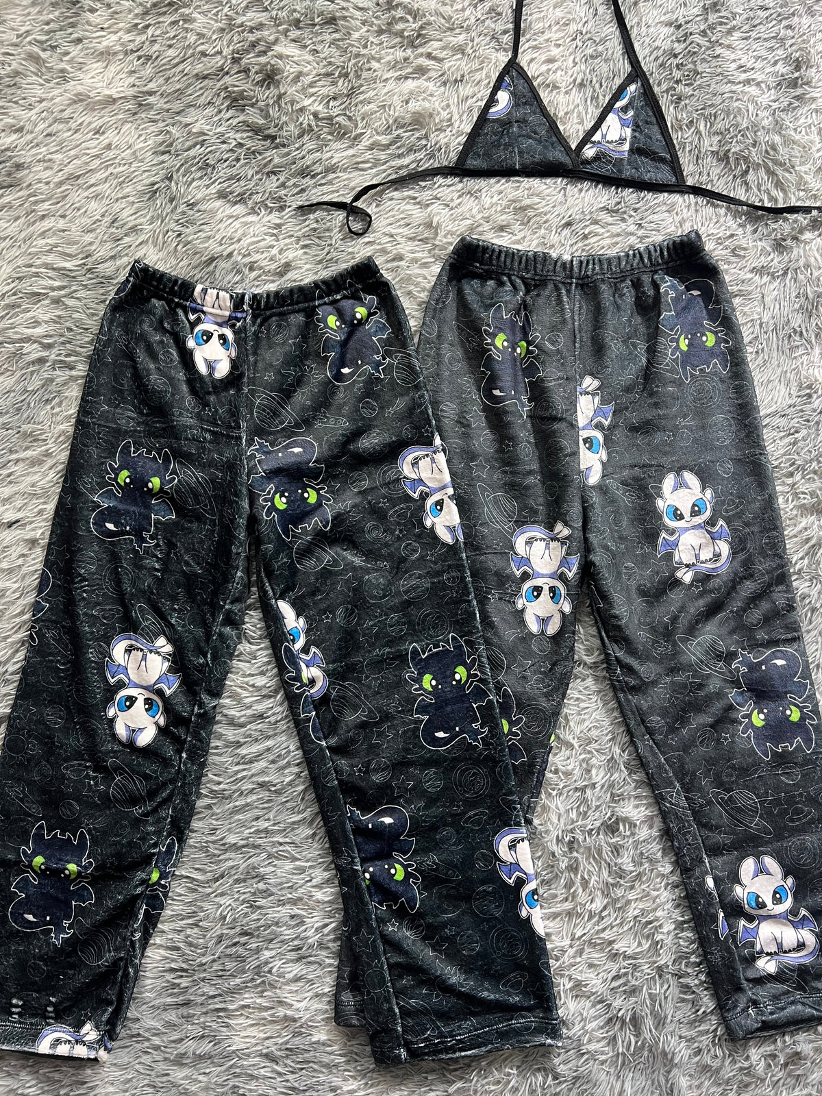 Dragon Duo De Pijama Afelpada