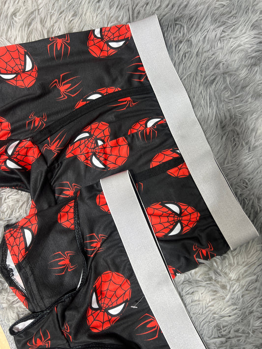 Spiderman Araña Fondo Negro Dúo Xl