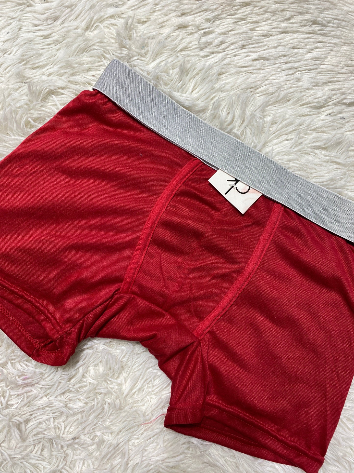 Boxer de caballero color rojo