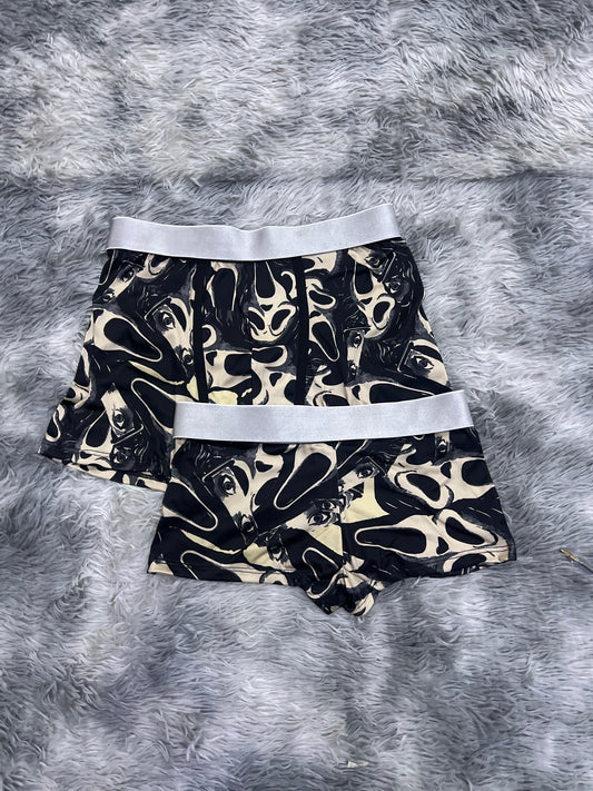 Ghostface Boxer Negro Duo Unitalla Con boxer.