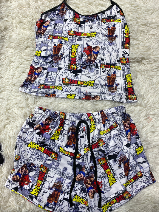 Dragón Ball Blusa Con Short