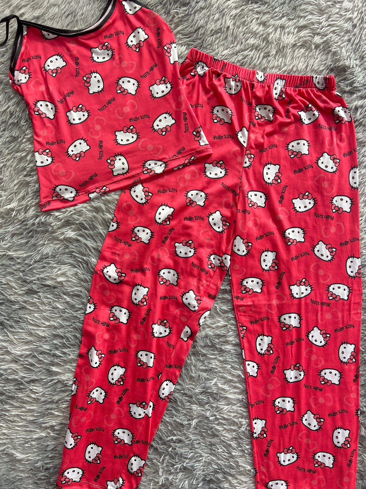 Hello Kitty Blusa Con Pantalón Pijama De Dama