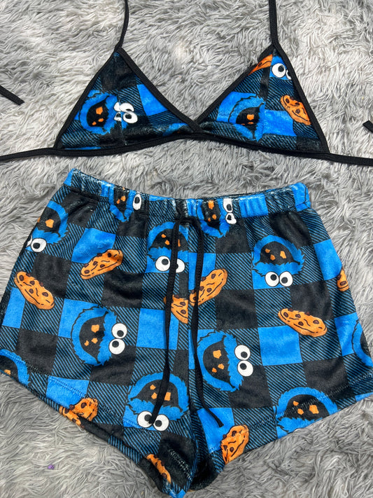 come galletas top con short unitalla de afelpad