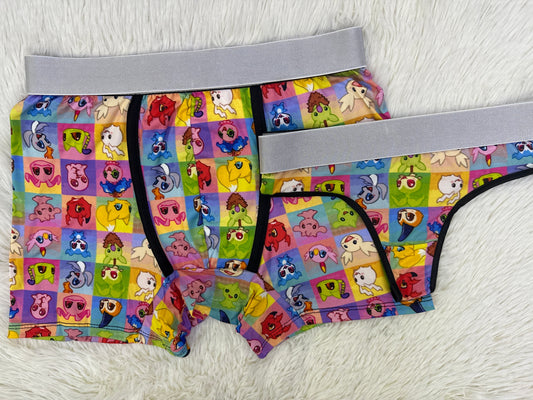 Digimon Hearts Print Rojo Duo XL