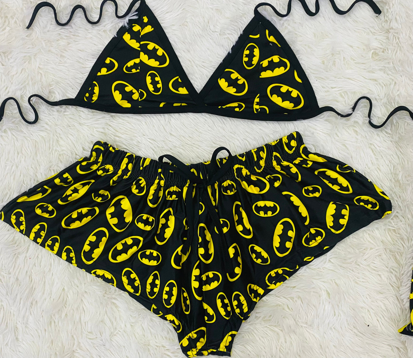 Batman Shorts Negro duo short con top