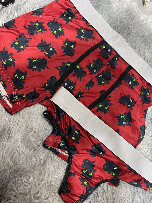 Dragon chimuelo boxer con tanga Unitalla
