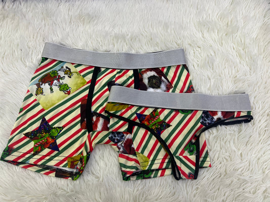 Grinch Verde duo unitalla con tanga