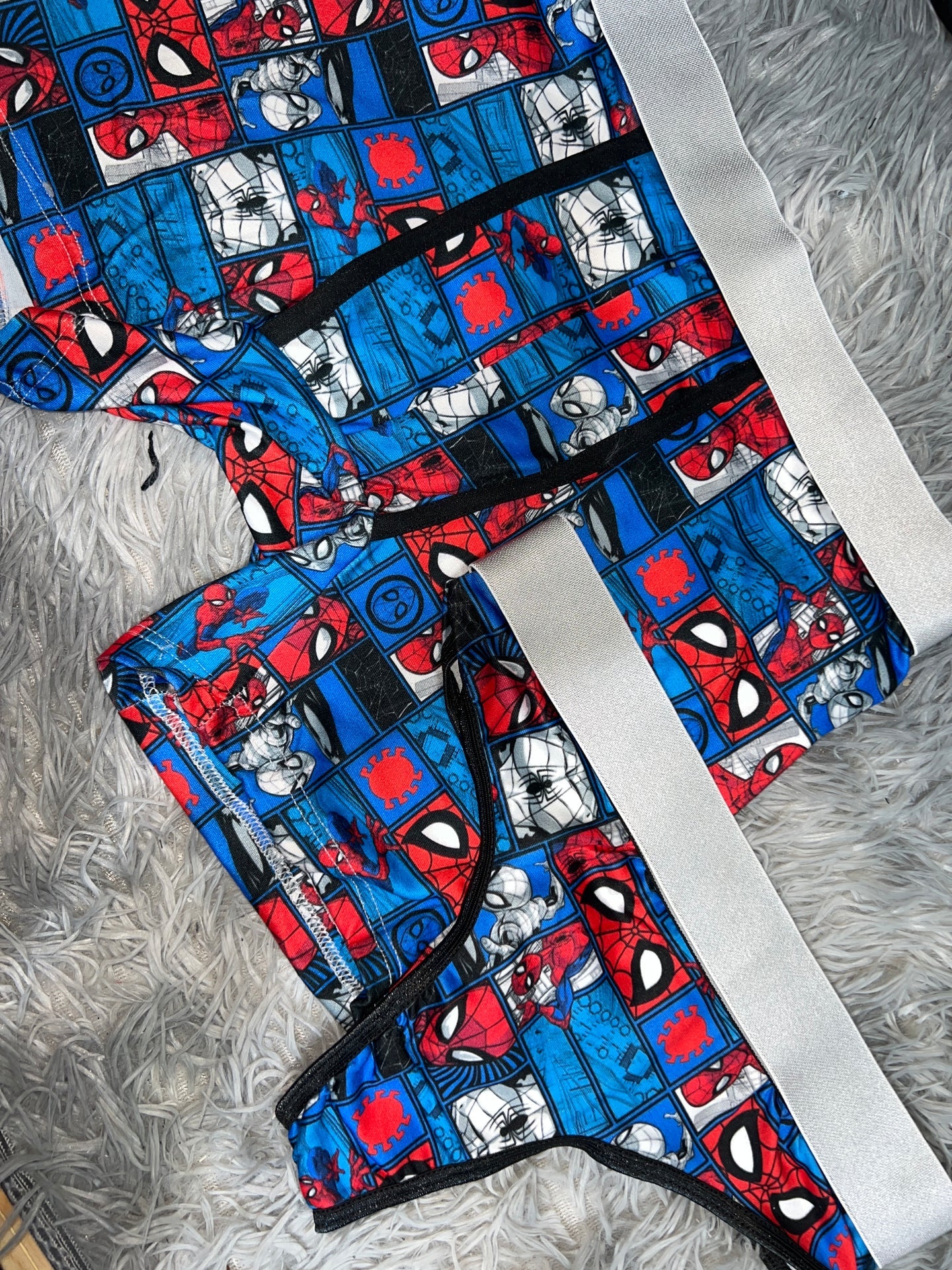 spiderman azul boxer con tanga unitalla xl