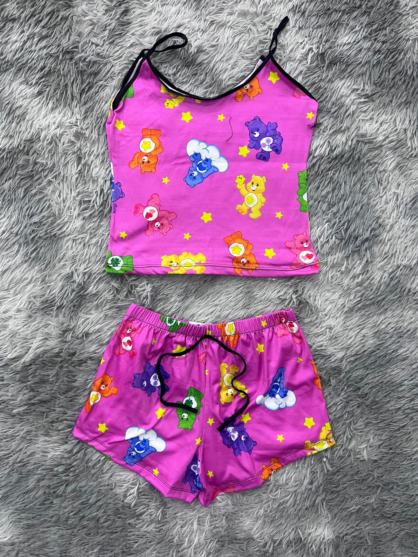 ositos cariñosos fondo rosa blusa con short unitalla de brush