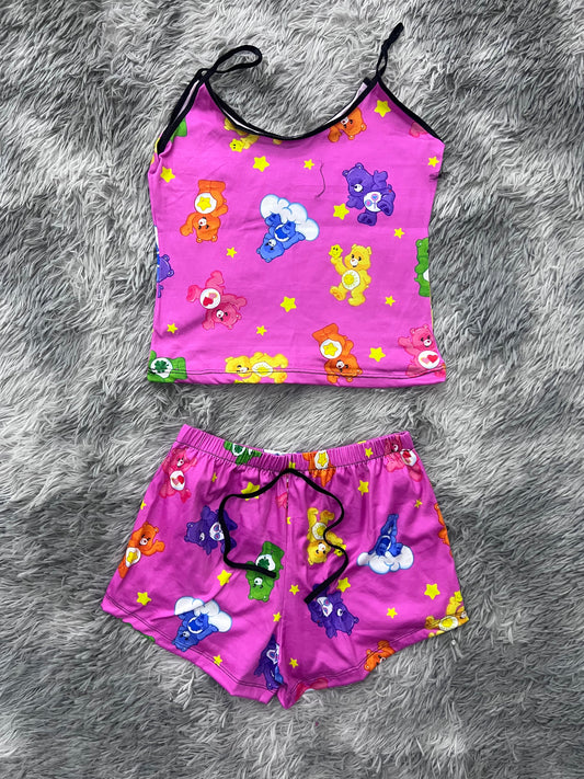 Brush Ositos Cariñosos Fondo Rosa Unitalla Blusa Con Short