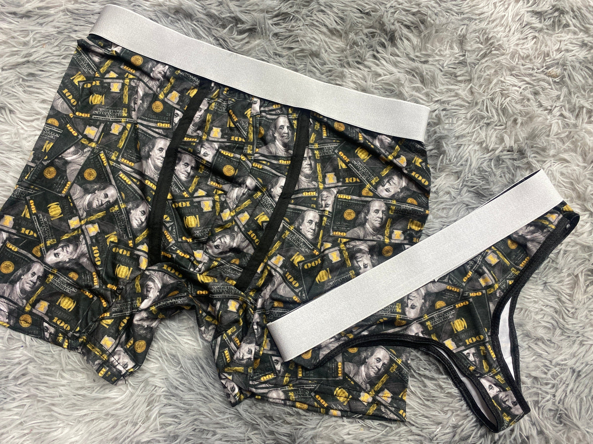 Tanga Xl Dólar Dorado Duo