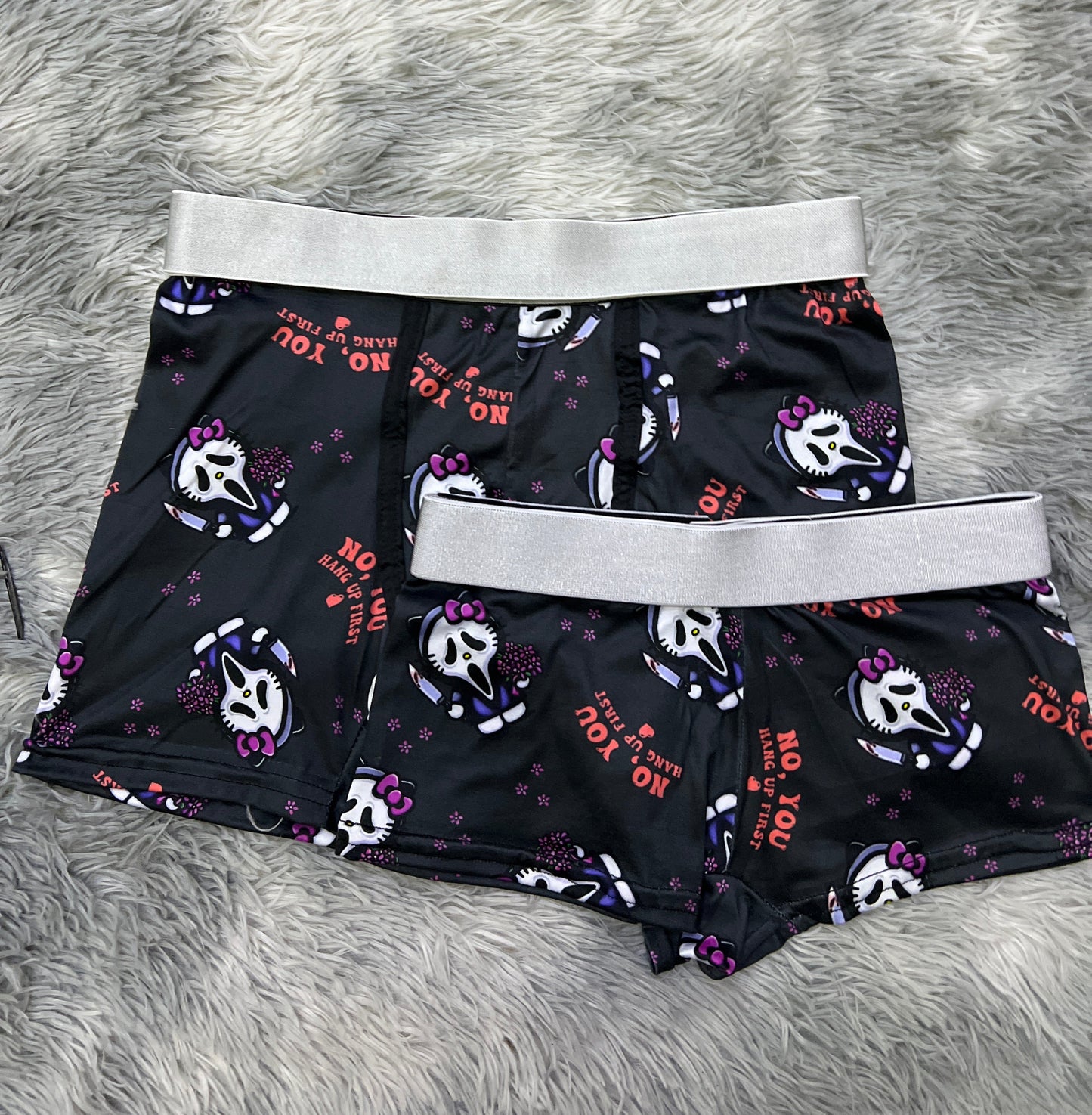 Gato Halloween Multicolor Duo Unitalla Con boxer.