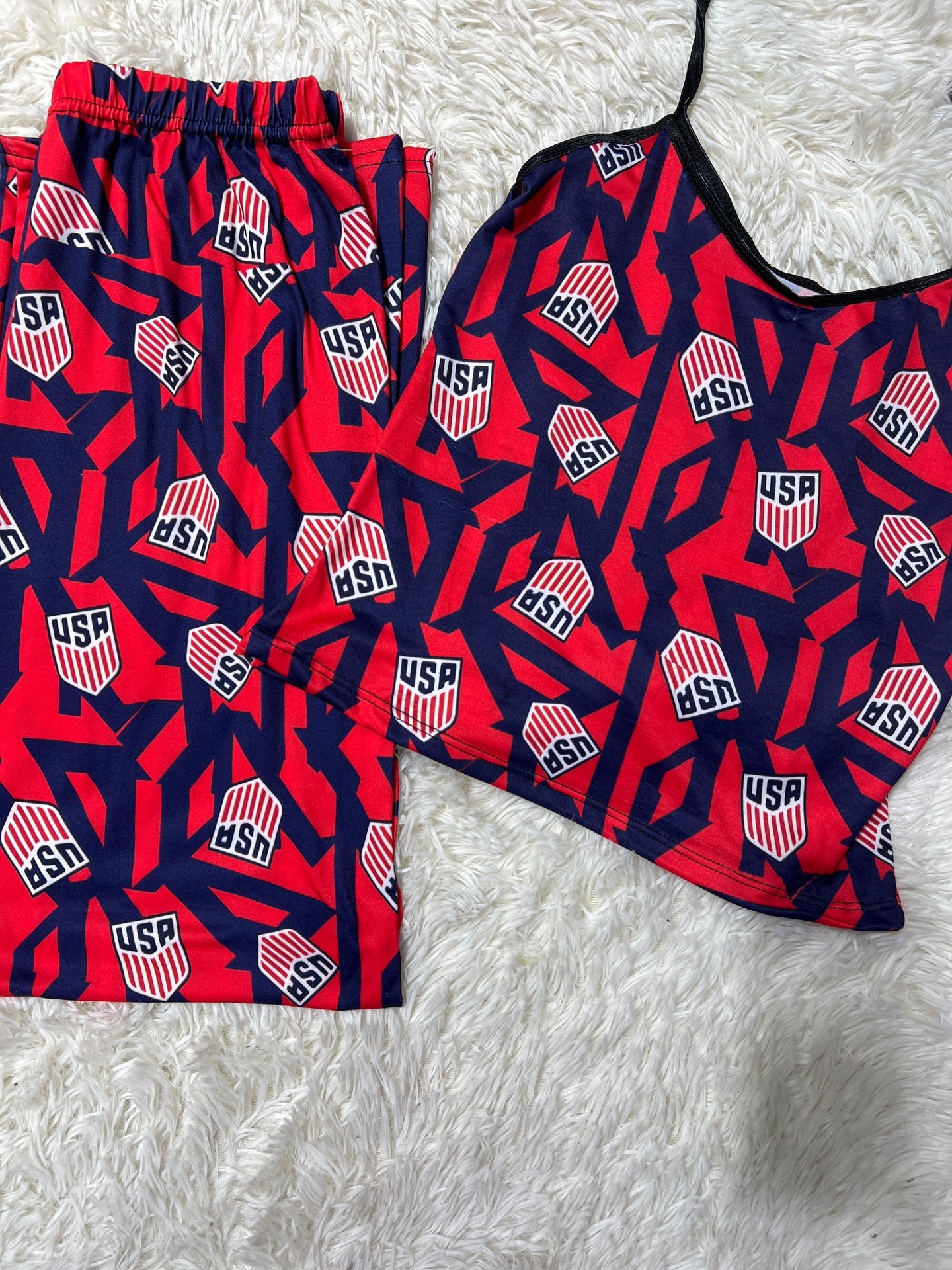 USA Blusa con pantalón pijama de dama