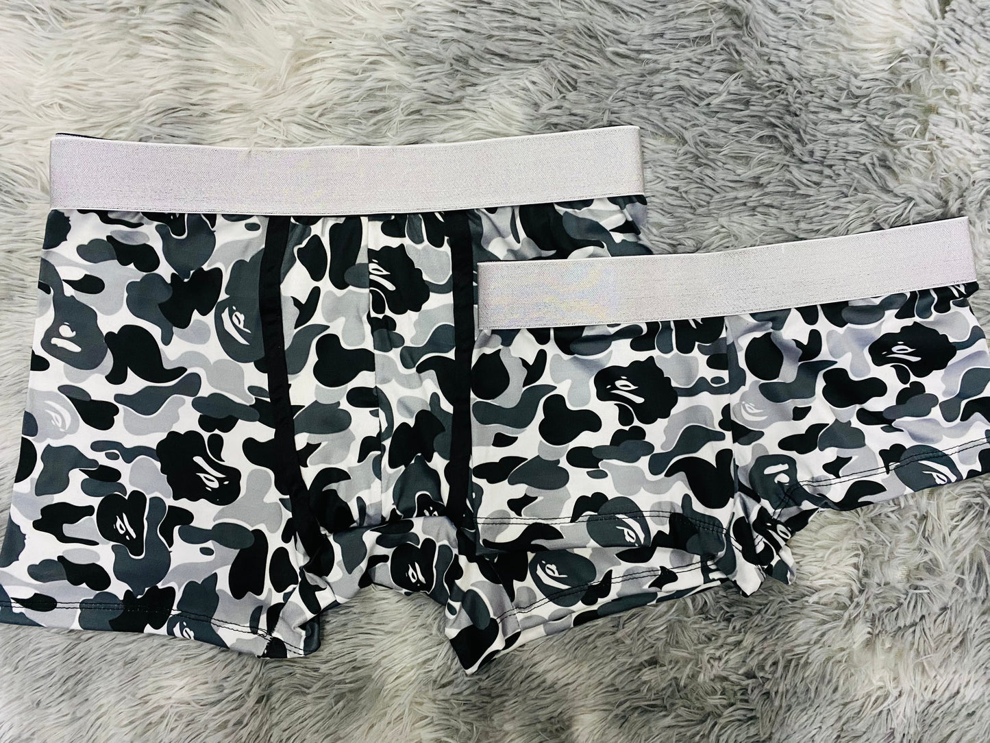 Bape Camuflaje Gris Duo Unitalla Con boxer.