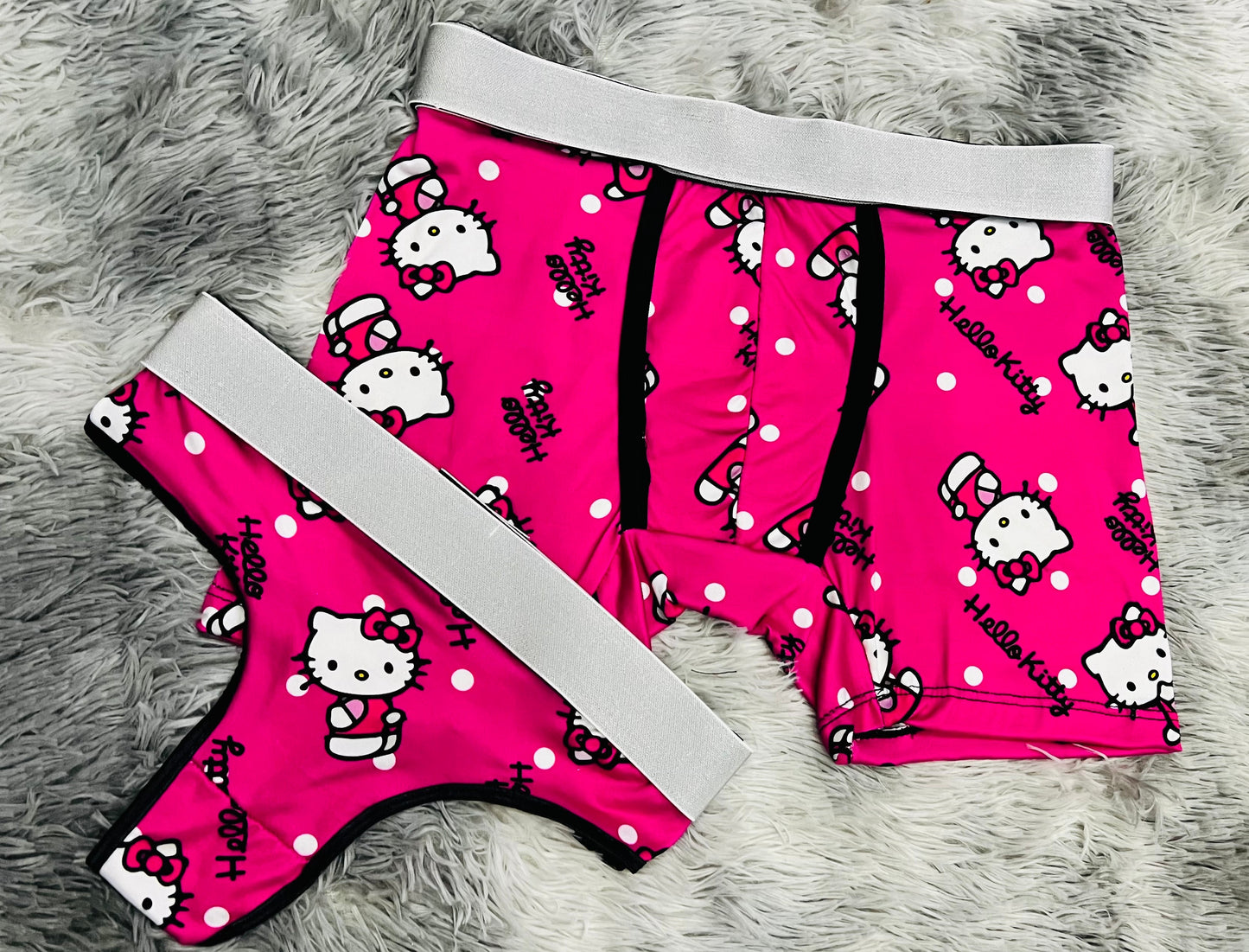 Hello Kitty Rosa duo unitalla con tanga
