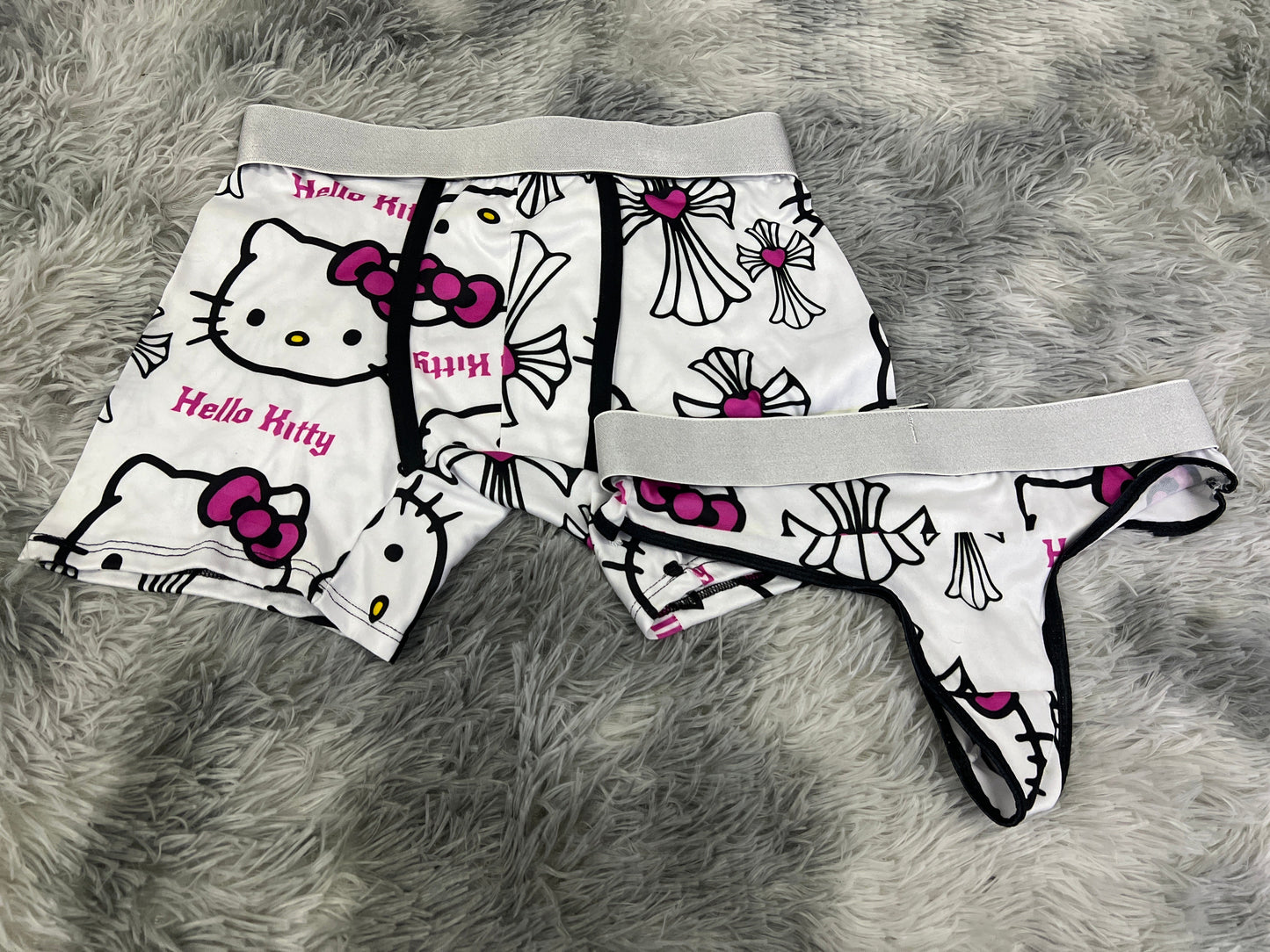 Hello Kitty Print Rosa duo unitalla con tanga
