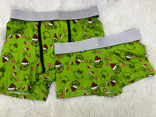 Grinch Boxer Verde Duo Unitalla Con boxer