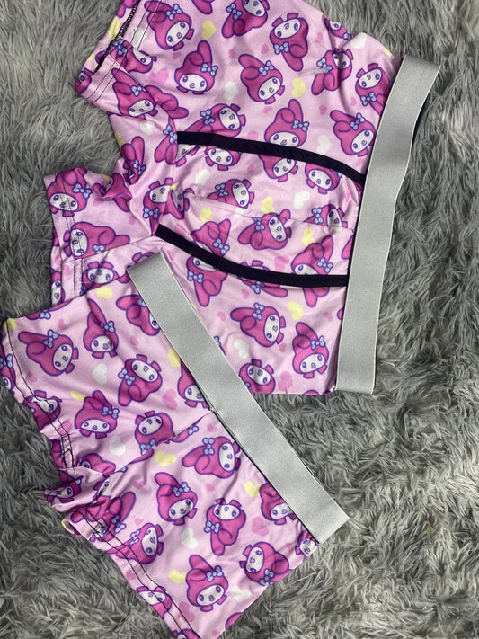 Melody  fondo rosa duo de boxer XL