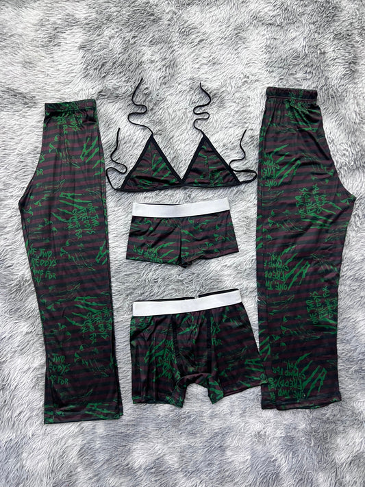 freddie cruger pijama 5 piezas