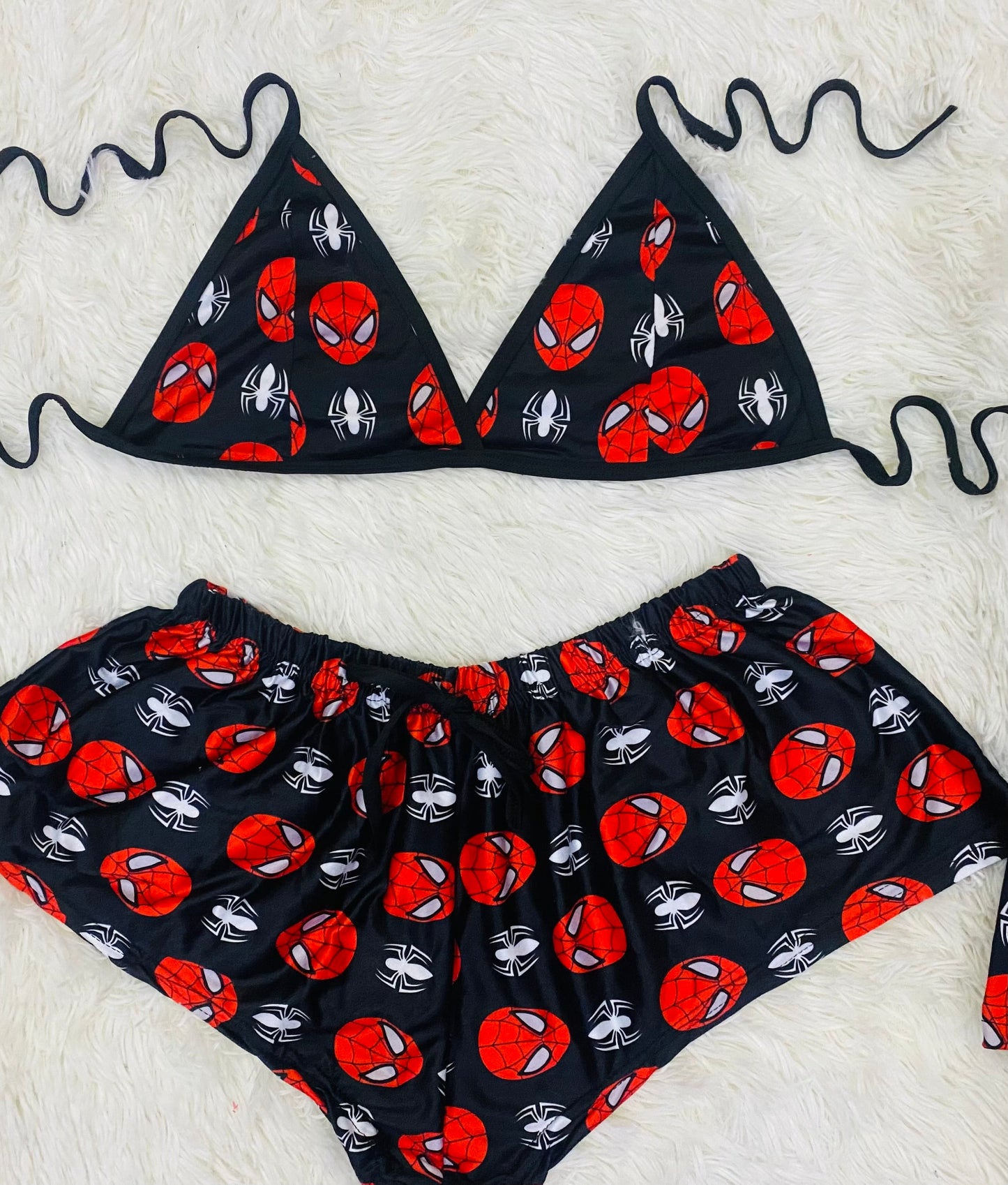 Spider Man Red duo short con top