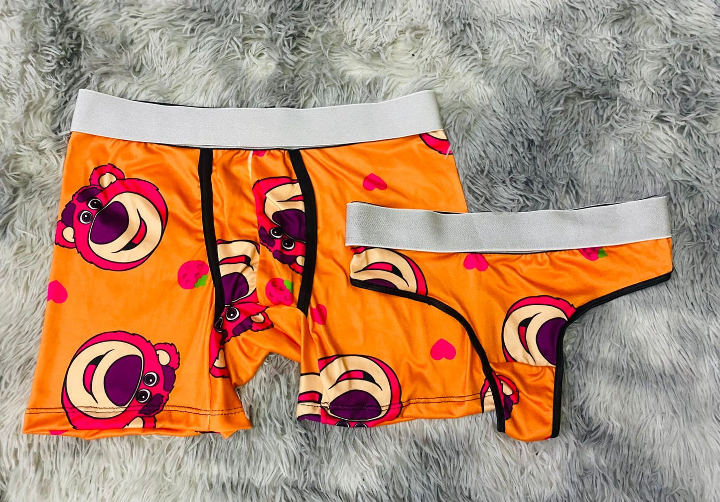 Lotso Print Rosa duo unitalla con tanga