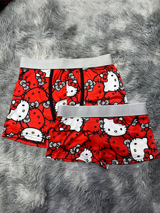 Hello Kitty Rosa Duo Unitalla Con boxer.