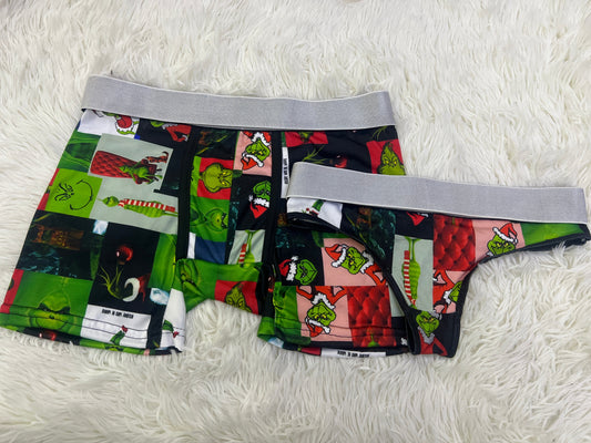 Grinch Verde duo unitalla con tanga