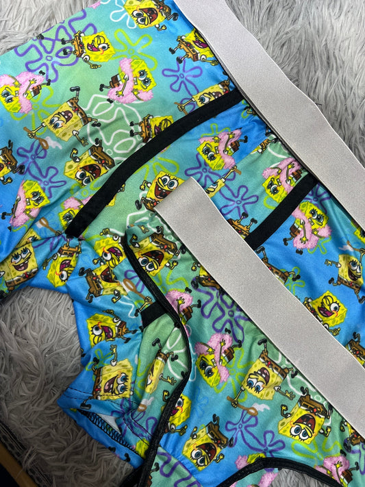 Bob Esponja boxer con tanga Unitalla