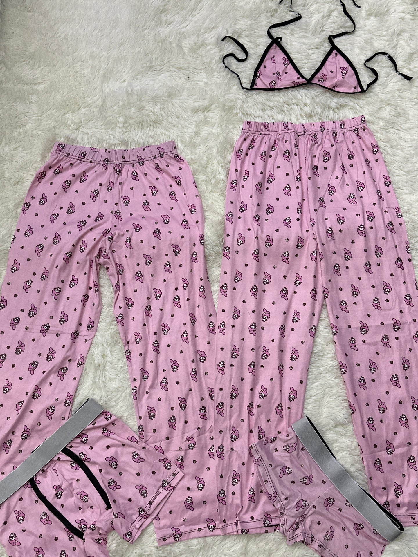 My Melody Pink Print 5 piece pajama set 😍🌙