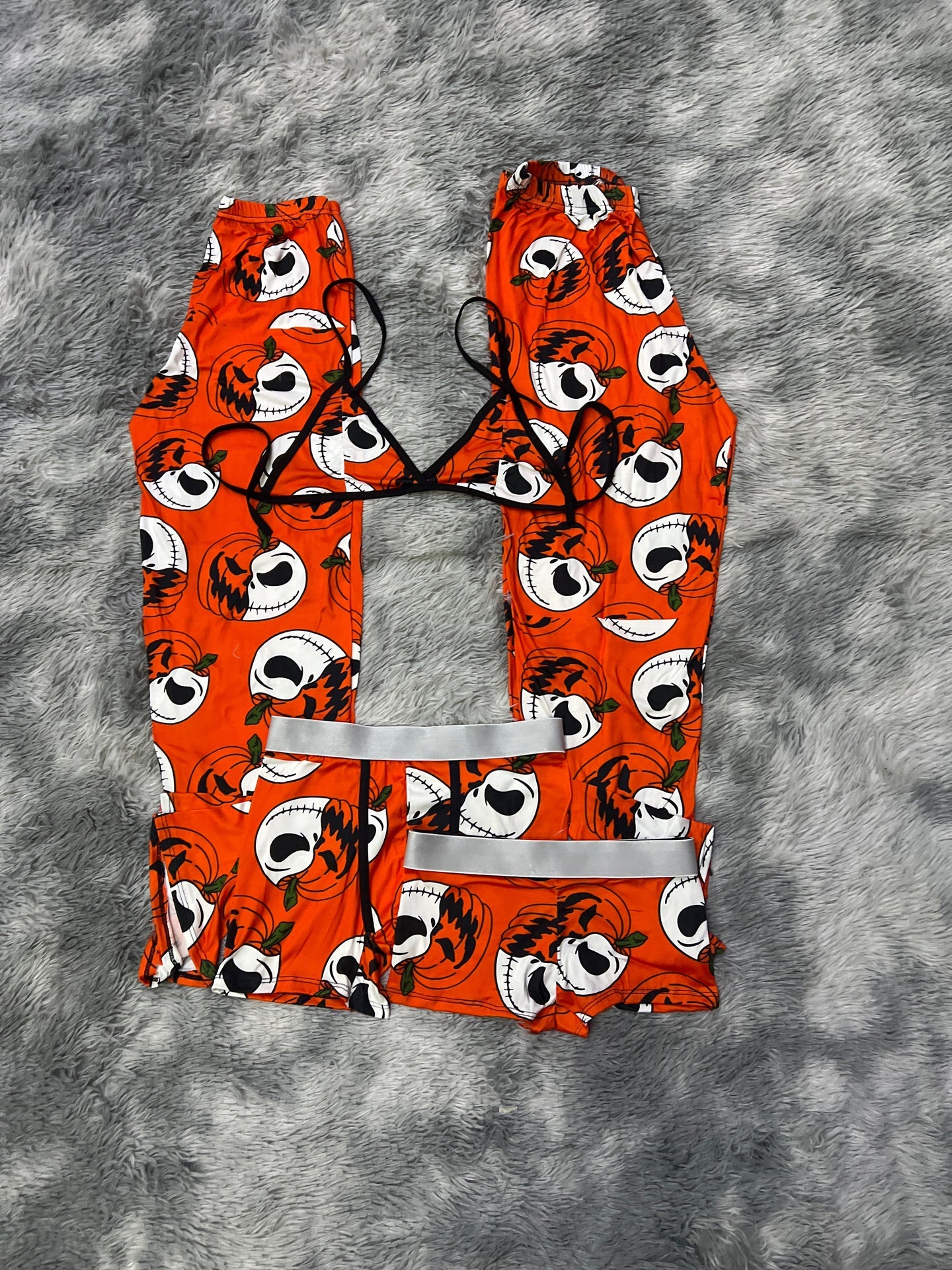 Jack Orange 5 piece pajama set Halloween 🎃